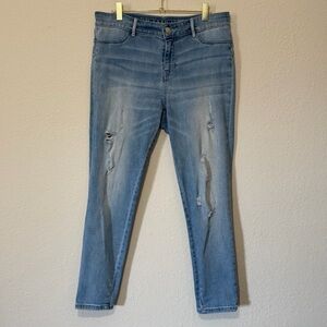 Juicy Couture Distressed Skinny Jeans - 10